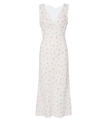 Sandrine floral cotton midi dress