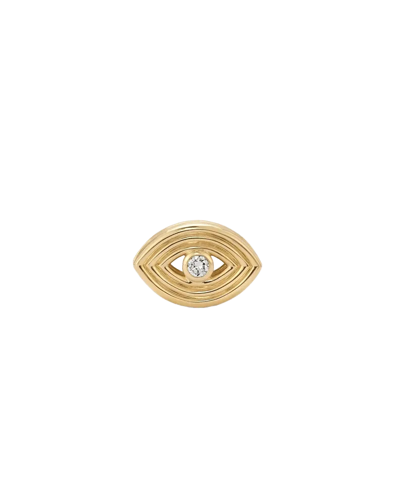 Groovy Diamond Evil Eye Big Bead