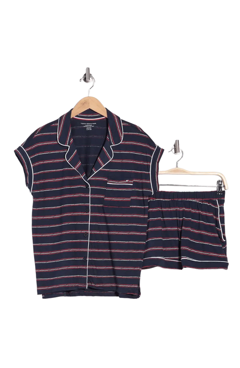 Piped Cotton Pajamas