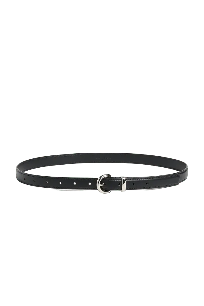 Bea Slim Belt in Leather