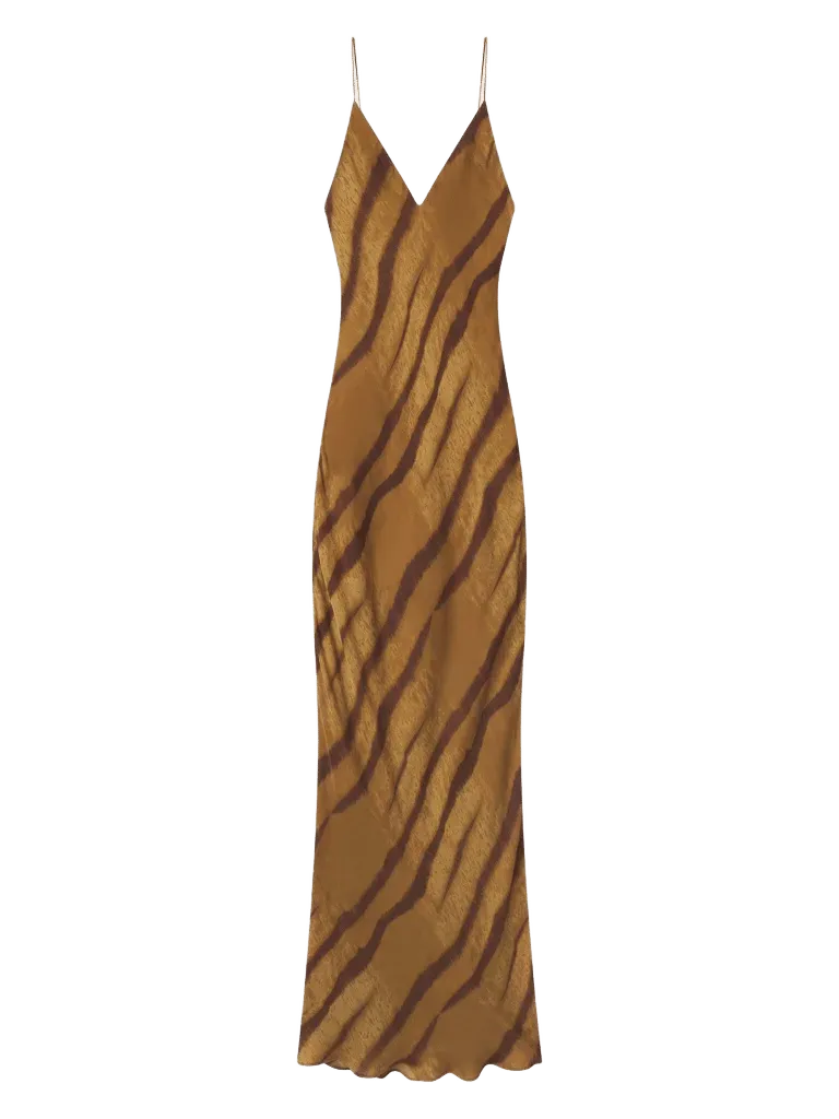The Slip Dress -- Light Tiger Multi