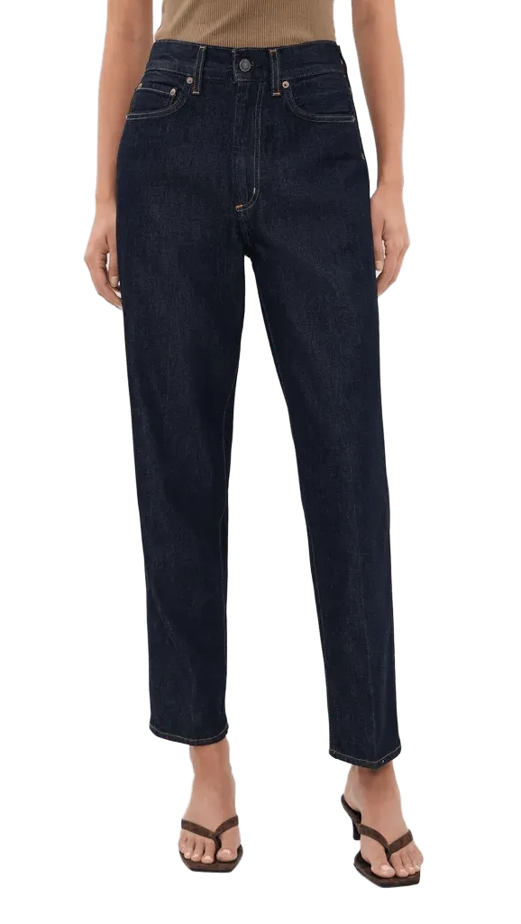 80s High Rise Vintage Taper Jeans