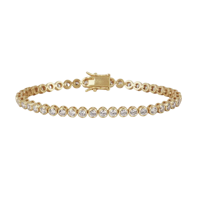Bezel Tennis Bracelet