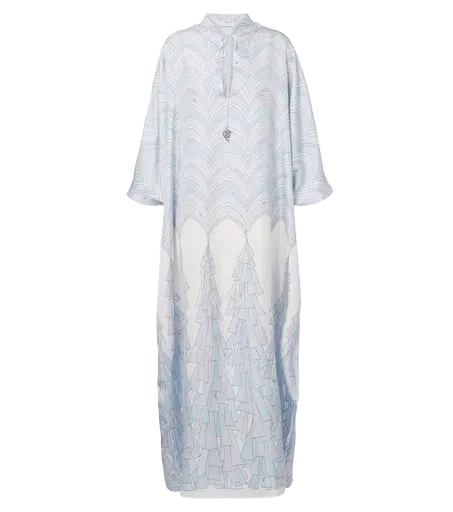 Baiadera silk twill kaftan