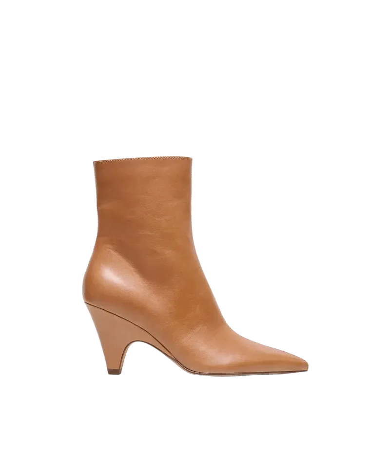 CRUZ Booties Tan Leather