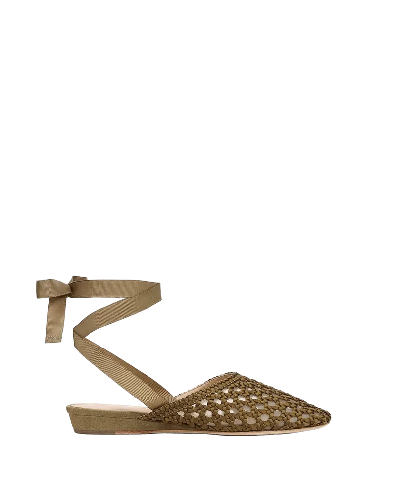 Malia Woven Satin Mule