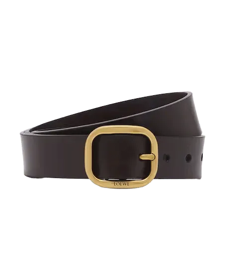 Leather belt