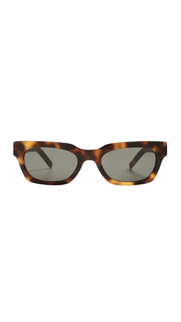 Tortoise Rectangle Sunglasses