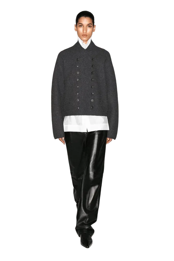 BOILED-WOOL UNIFORM JACKET