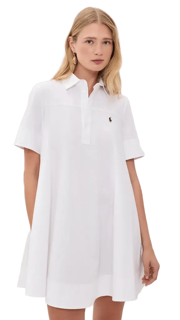 Super Poplin Collared Short Sleeve Dress