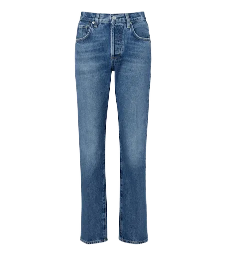 '90s French straight jeans