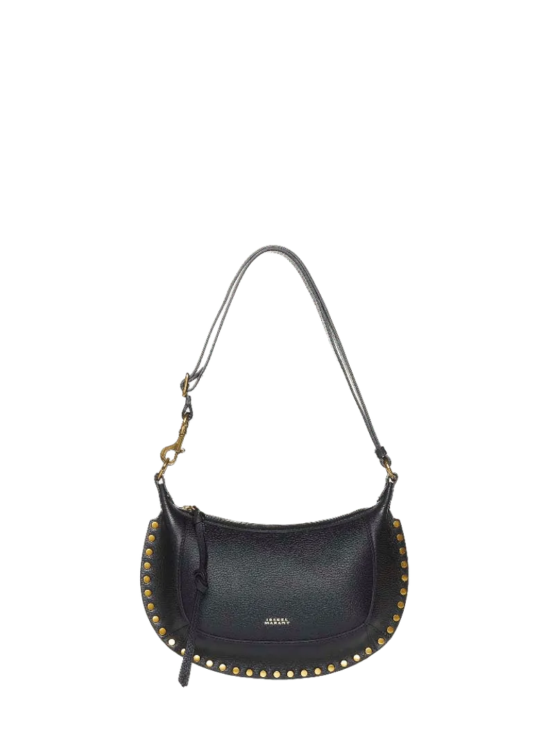 Isabel Marant Oskan Moon Shoulder Bag — Black