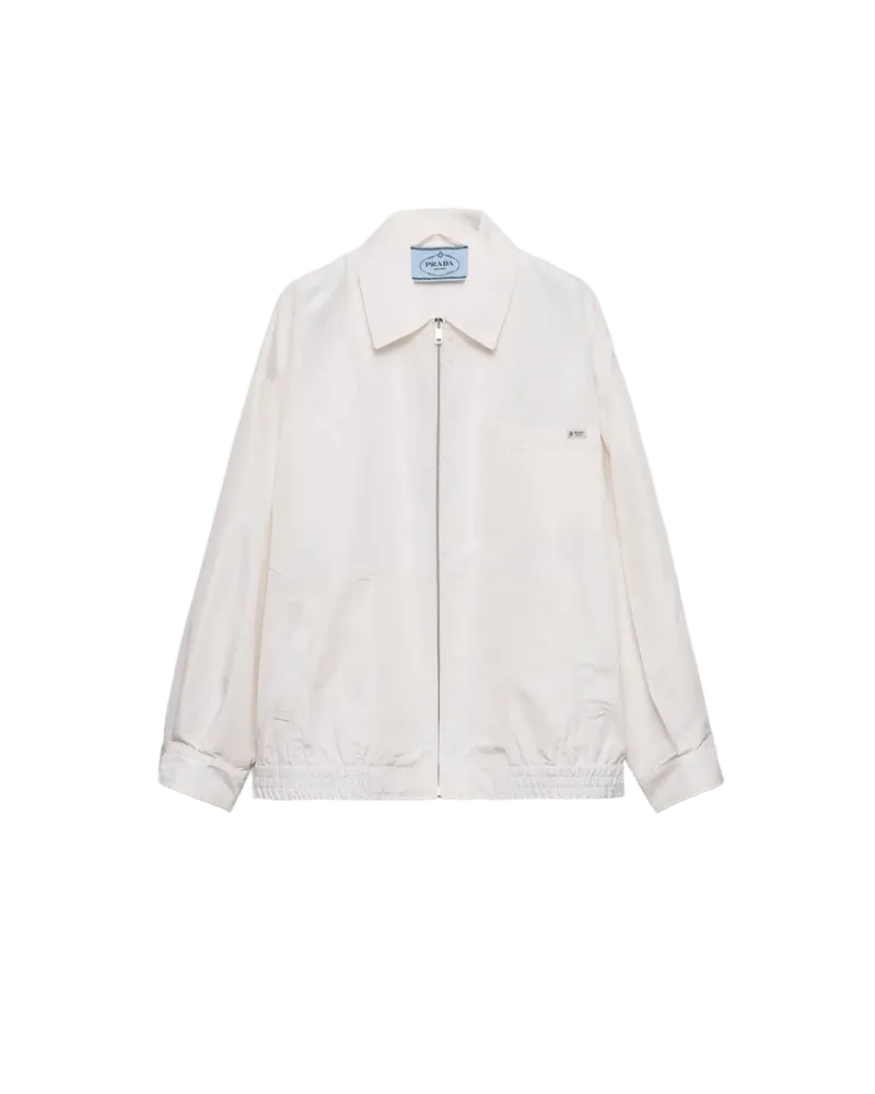 Silk faille blouson jacket