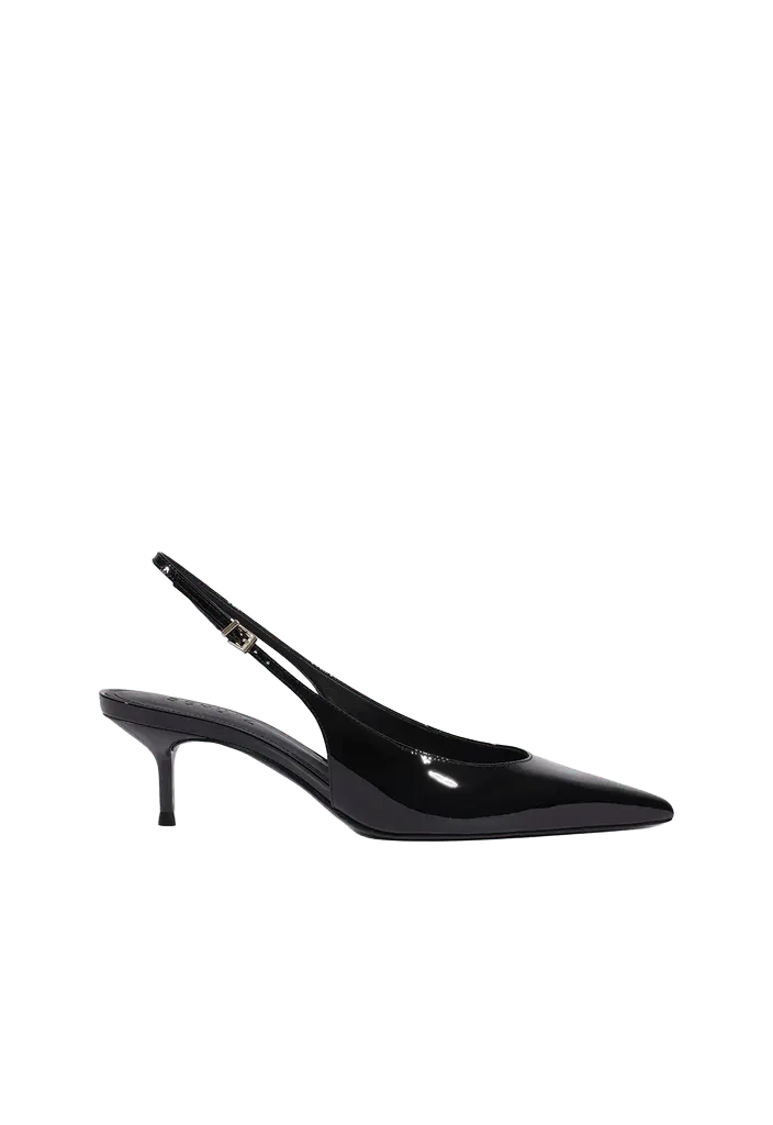Paola Mid Patent Leather Pump