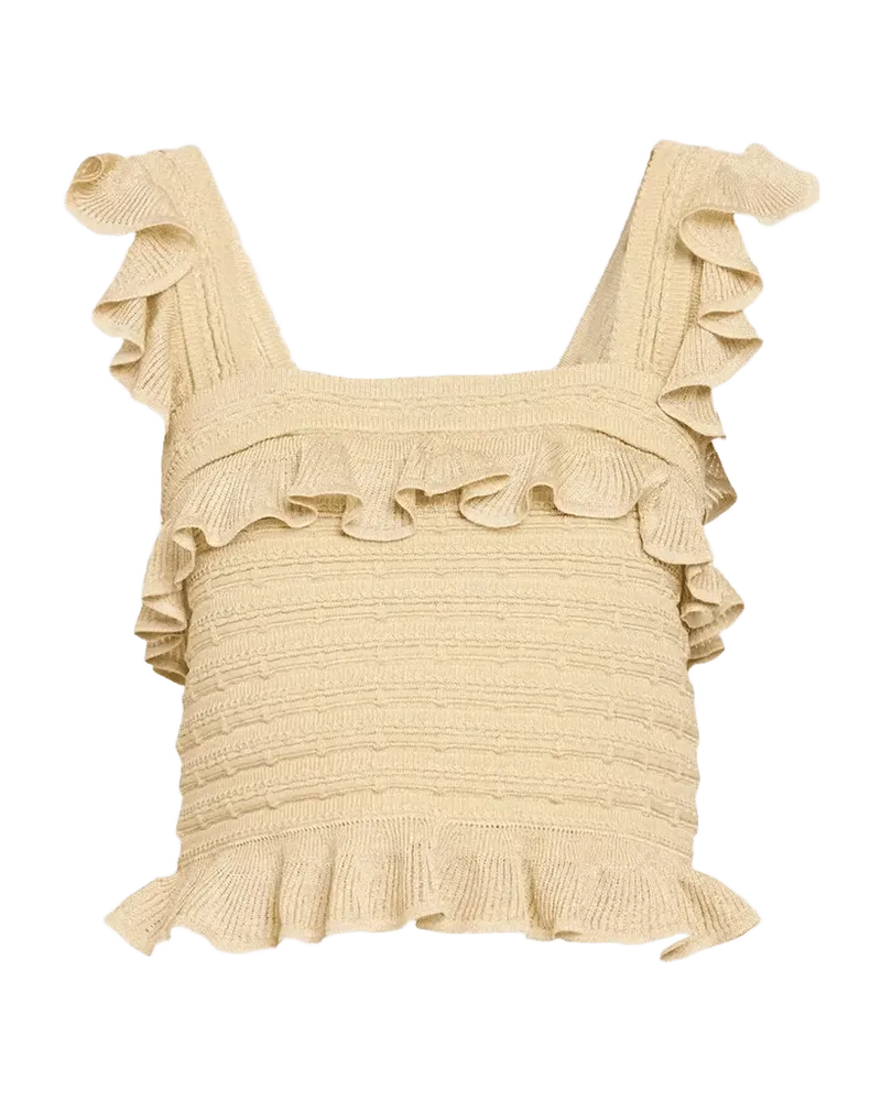 Clash Metallic Frill Cami