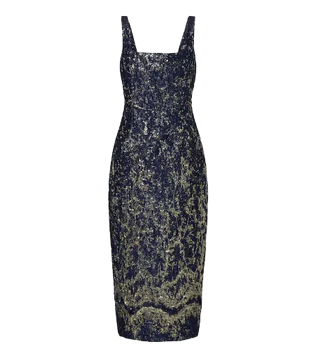 Virette jacquard cocktail dress