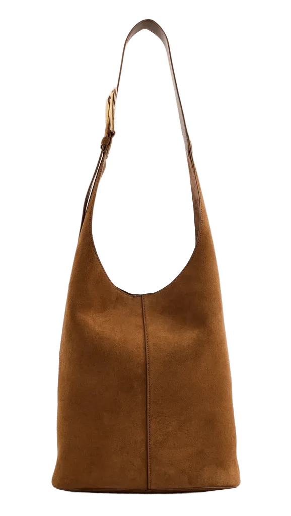 Veronica Beard Suede Large Loop Bag