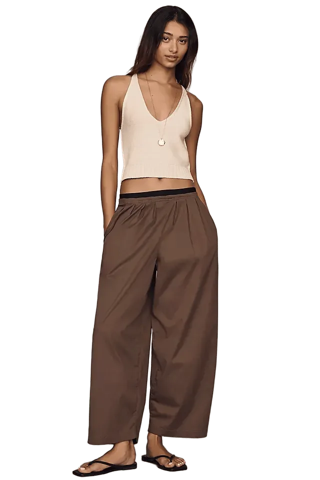 By Anthropologie Barrel Trouser Pants