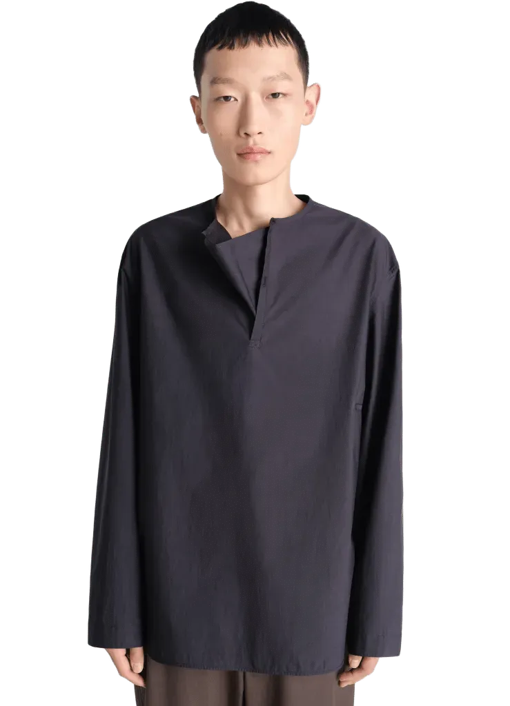 VAREUSE TOP IN WASHED COTTON SILK