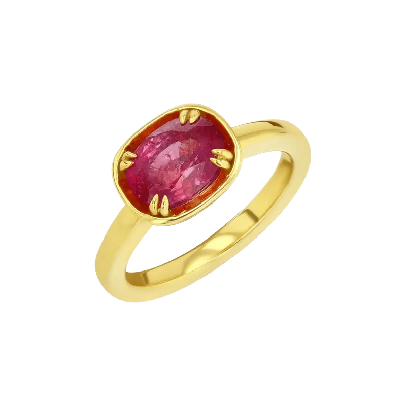 2.64ct Ruby Basket Ring