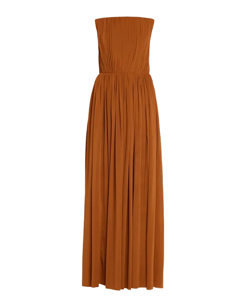 Evelyn Strapless Ruched Gown