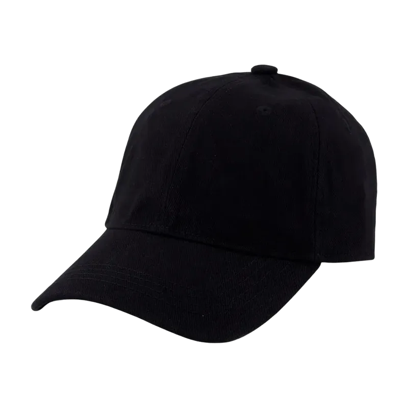Acne Studios C40478-900 Cotton Baseball Cap — Black