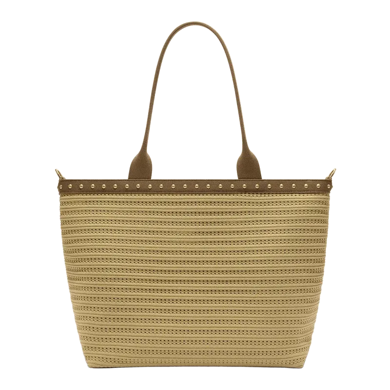The Lightweight Zip Tote - Brown Butter Crochet