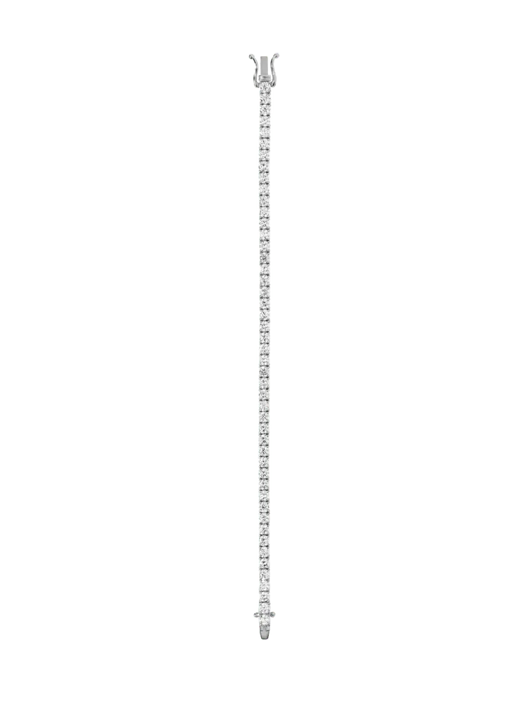 14K KATE RIVIÈRE BRACELET IN 3MM LAB DIAMOND, 14K WHITE GOLD