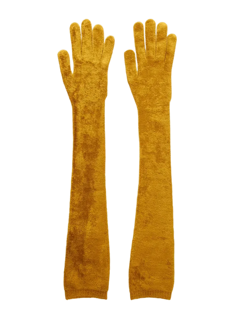Velvet gloves