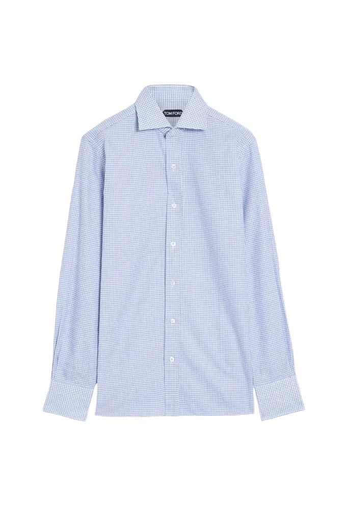 TOM FORD Cotton-Jacquard Shirt