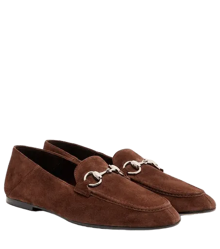 Jordaan Horsebit suede loafers