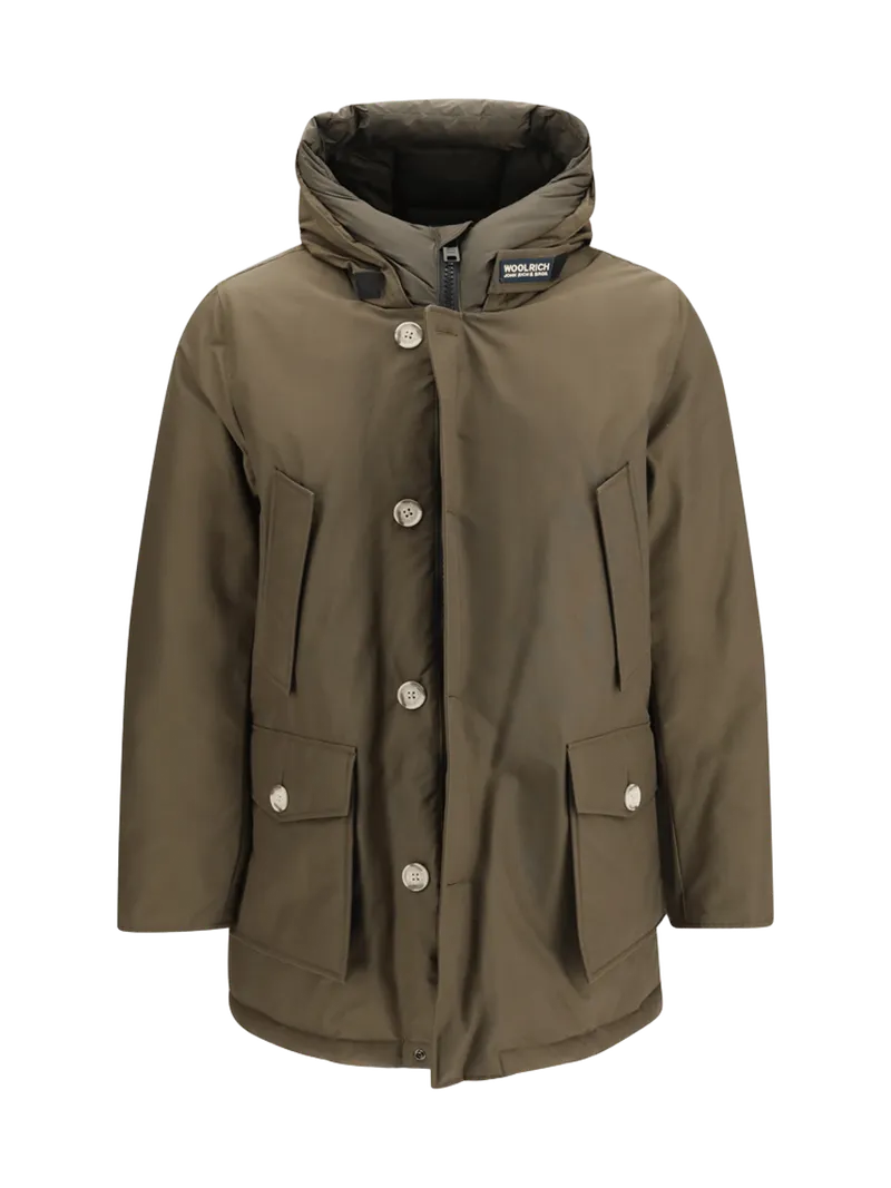 Woolrich Arctic Parka Down Jacket — Green
