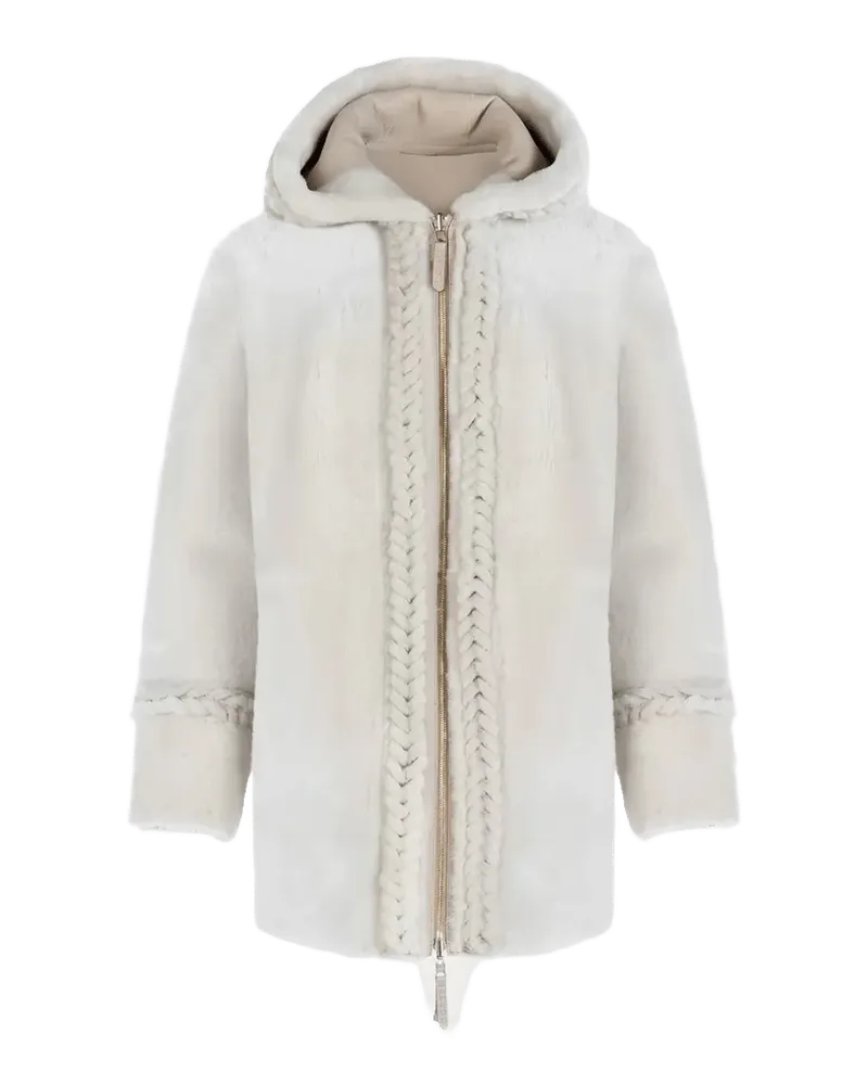 Gorski Reversible Merino Shearling Hooded Parka