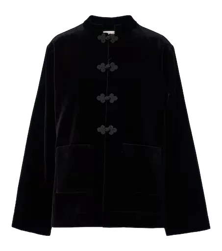 Cotton velvet jacket