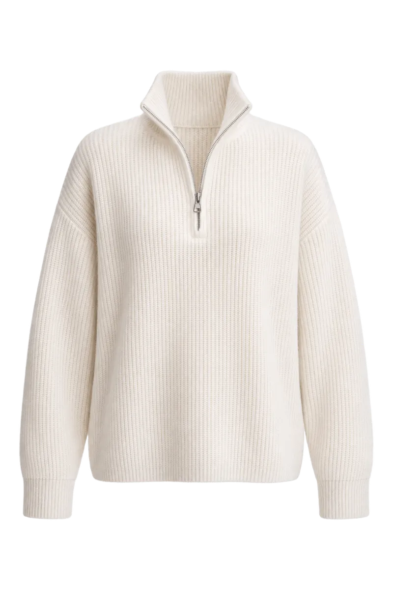 Cashmere Half Zip