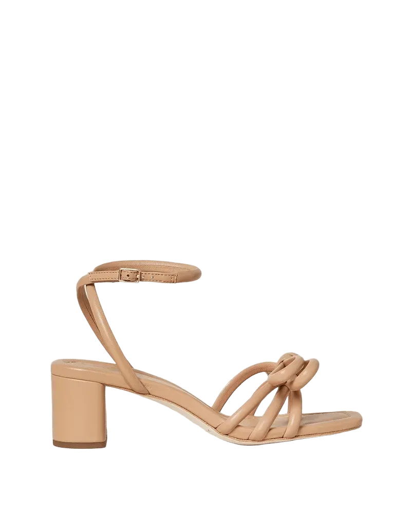 Mikel Dune Bow Mid-Heel Sandal