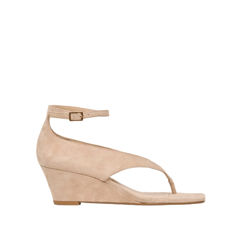 Quinny Wedges Bamboo Suede