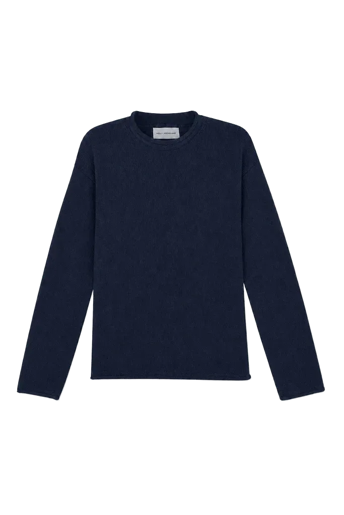 Nina Crewneck Sweater- Navy