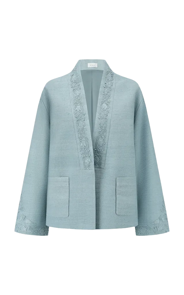 Embroidered Silk Jacket