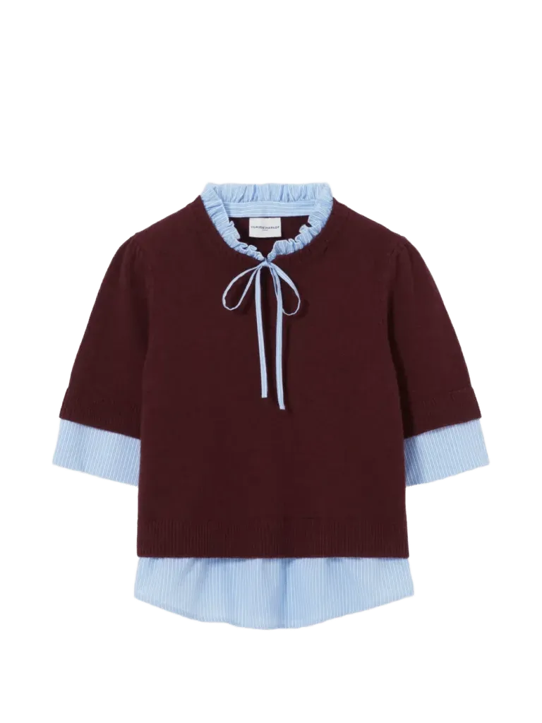 Claudie Pierlot striped wool sweater