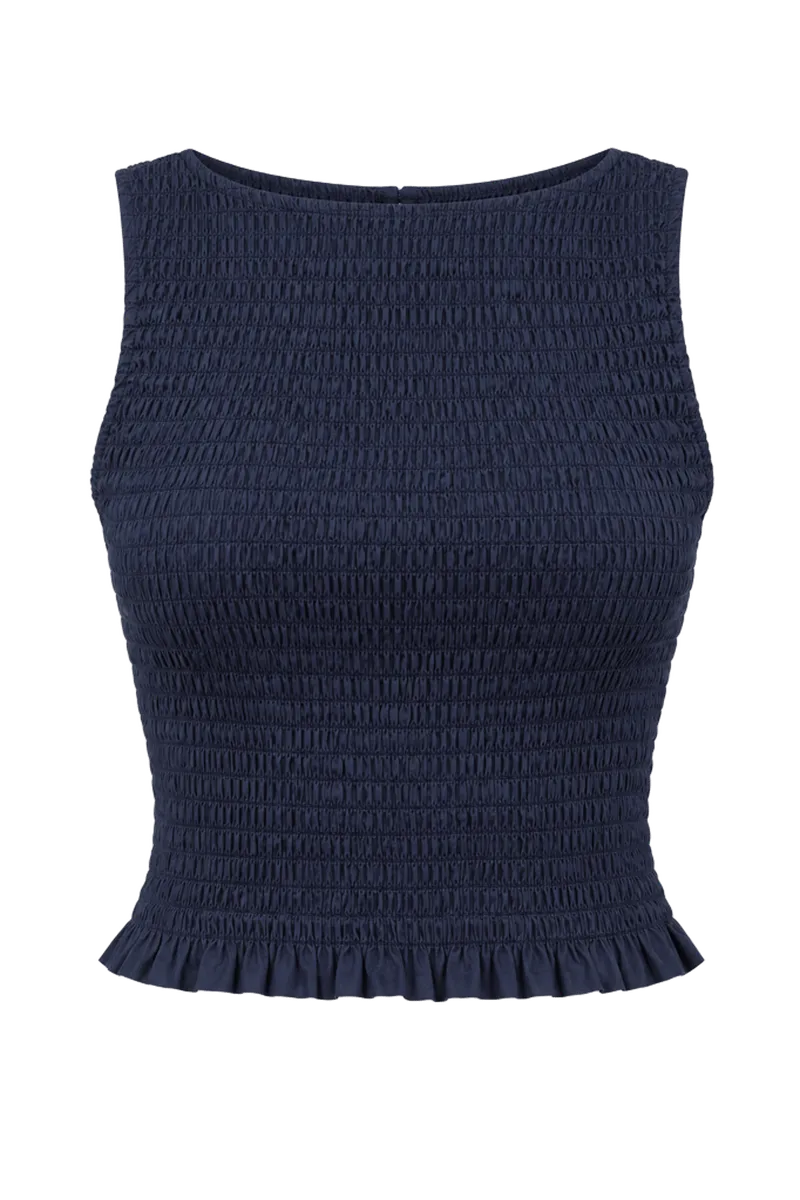 Charlotte Top - Navy