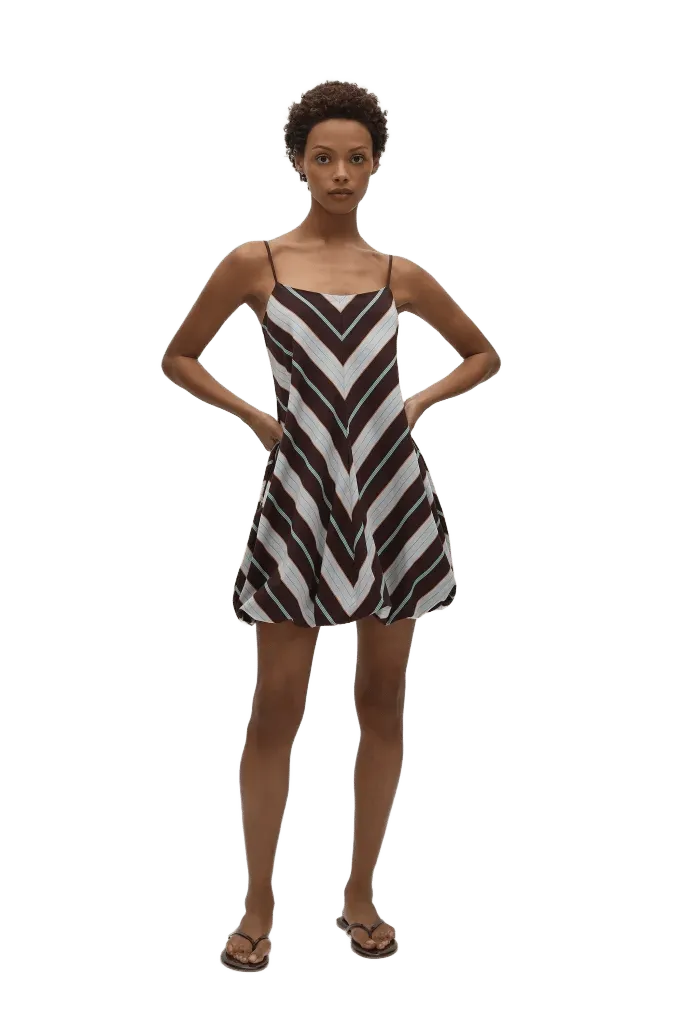 Aniela Mini Dress Athens Stripe - Final Sale