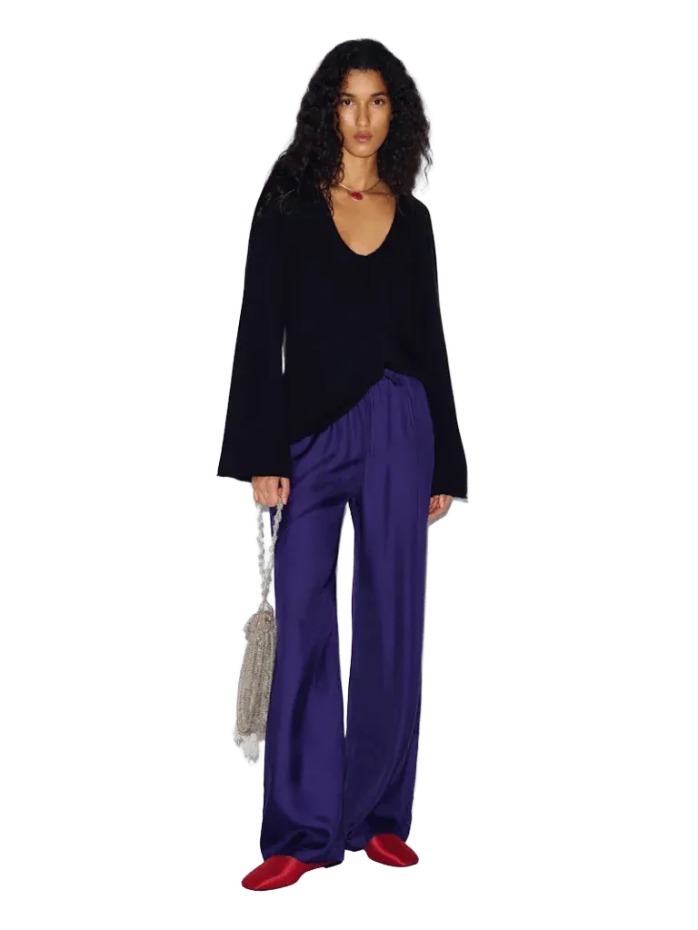 Eliza Scoop Neck Cashmere Sweater
