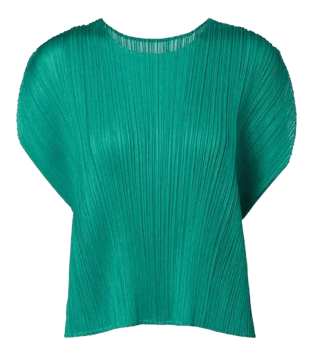 Monthly Colors: July pleated top