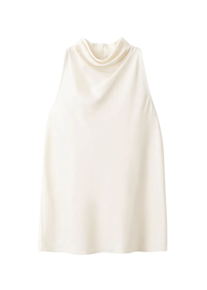 Drape Neck Halter Top