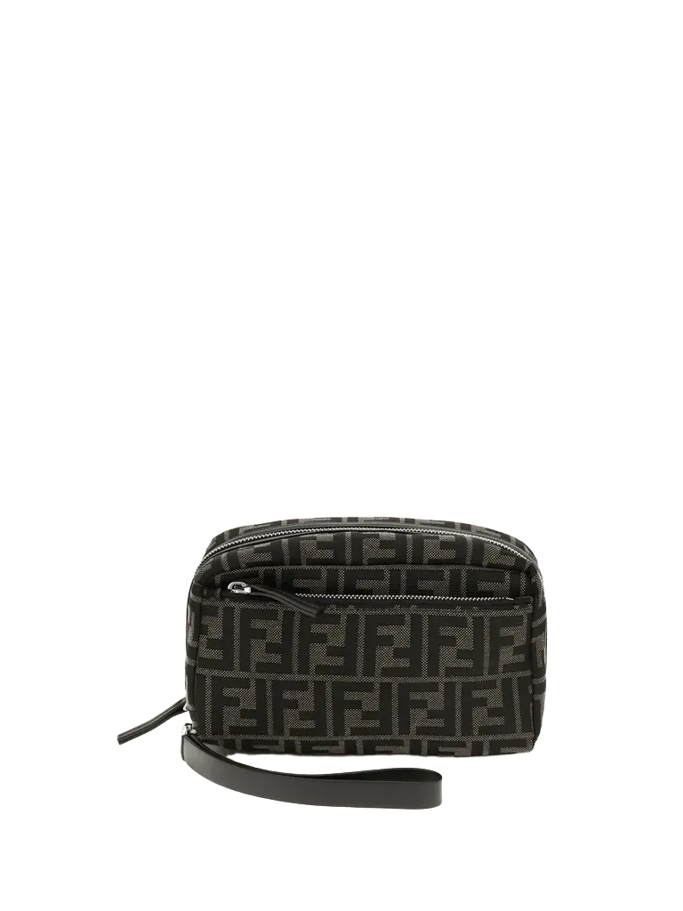 Fendi FF Travel Wallet — Black