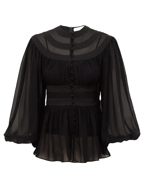 Valiant Buttoned Billow Top