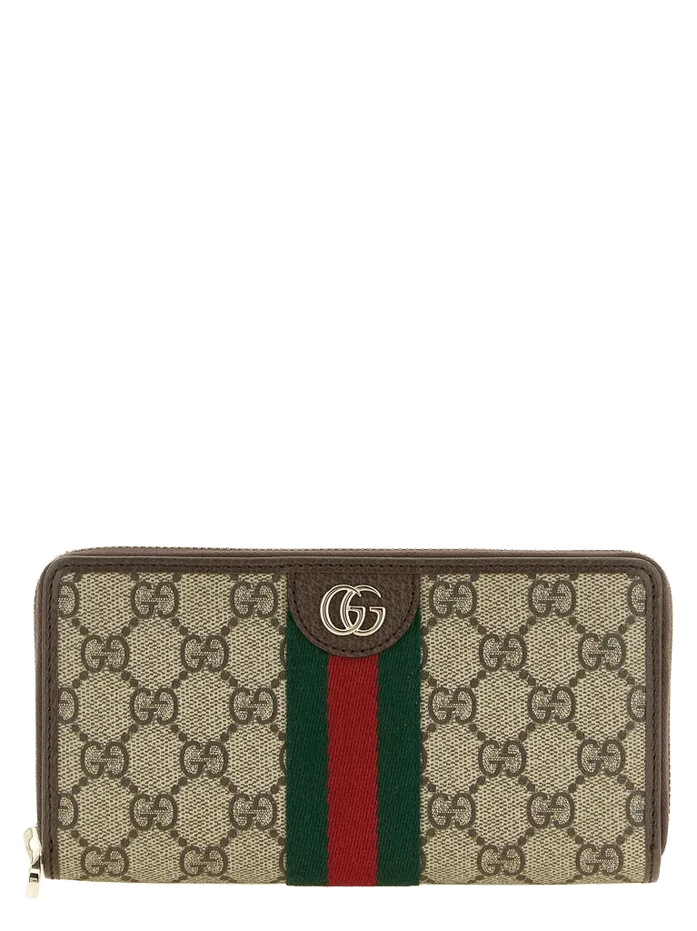 Gucci Ophidia Wallet — Beige