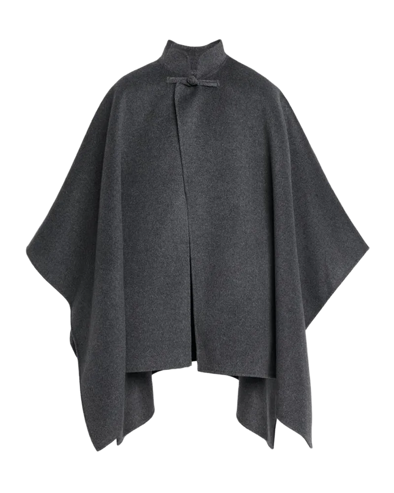 Double-Faced Wool-Cashmere Poncho