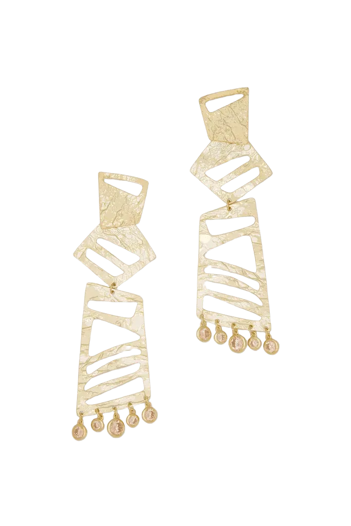 Elina Geometric Statement Earrings